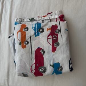 Pottery Barn Kids Vintage Car Print Twin Size Flat Sheet
